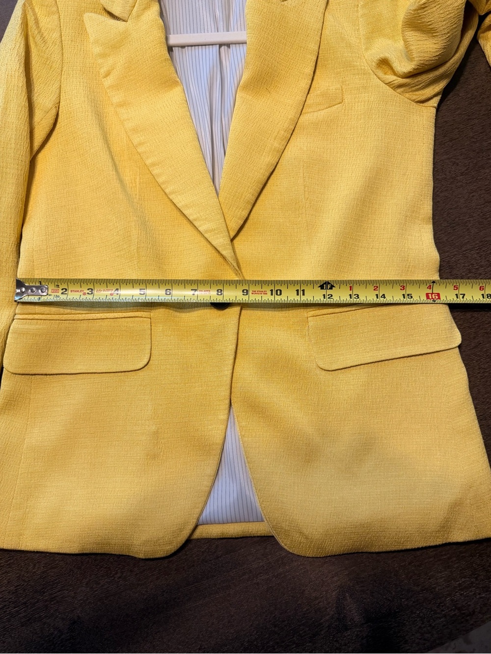 Veronica Beard Yellow Single Button Blazer (Dickey zip in compatible) | Size 6 - Picture 13 of 13
